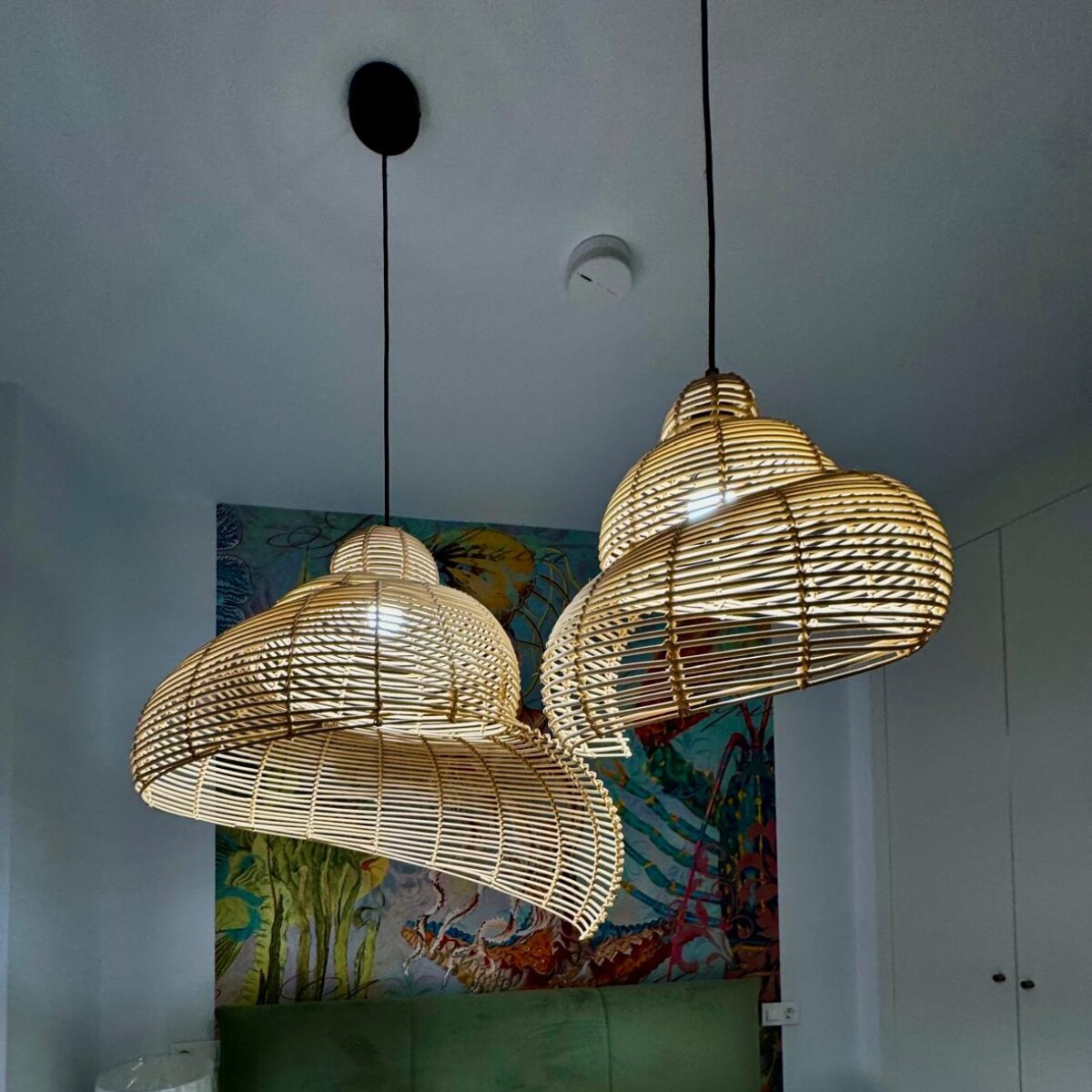 Lampa wisząca Light Prestige Shella drewno 1 x E27 1 szt.
