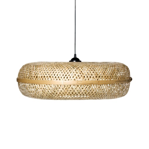 Lampa wisząca LAJAS Drewno bambusowe Naturalny