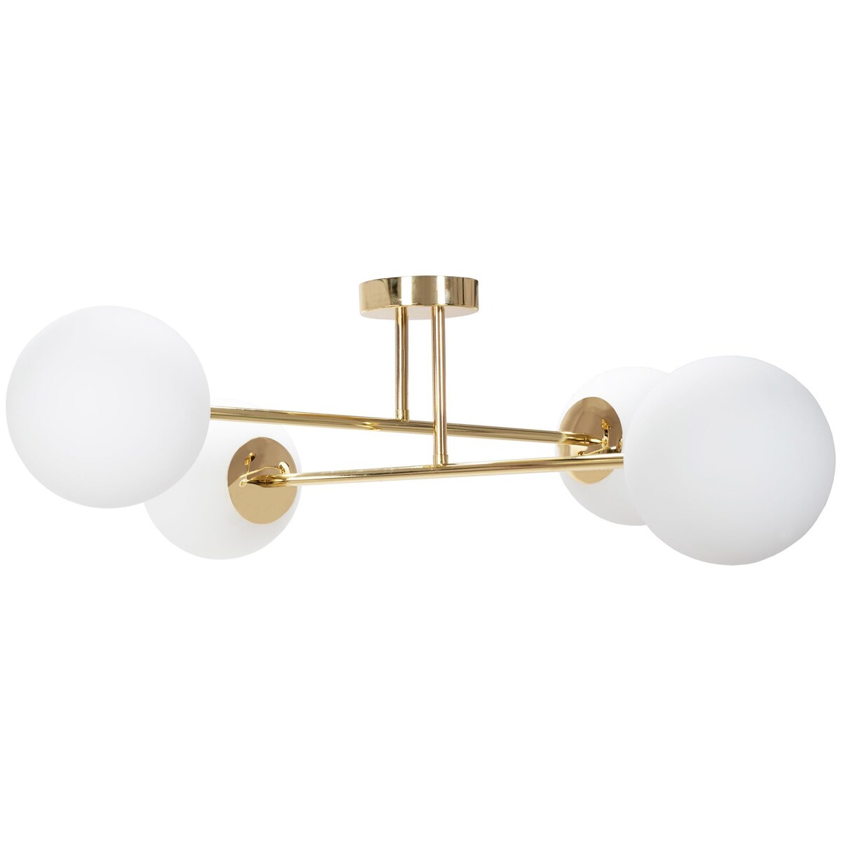 Lampa Sufitowa App1248-4Cp Złoty, Metal