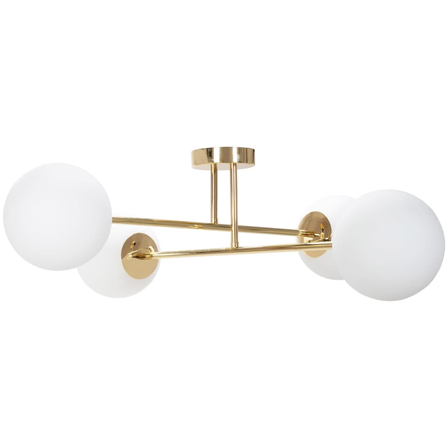 Lampa Sufitowa App1248-4Cp Złoty, Metal
