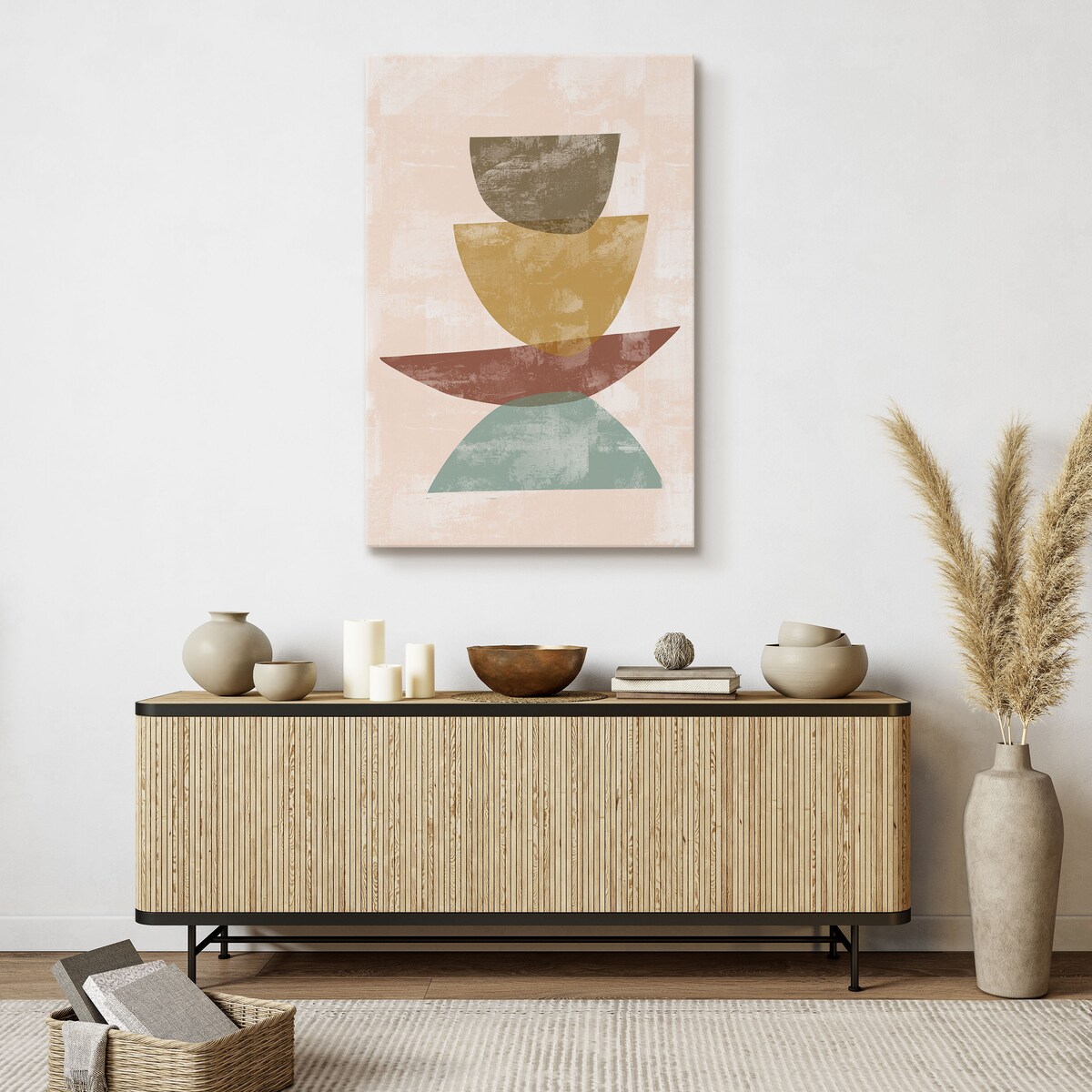 Obraz Abstrakcyjne Kolorowe Skały Boho 30x40cm