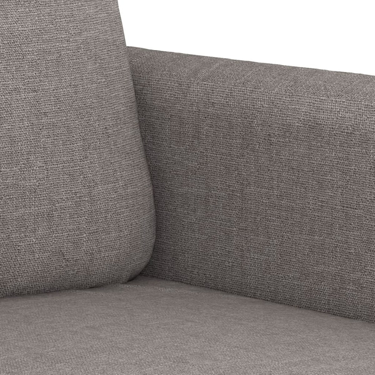 vidaXL Sofa 2-osobowa, kolor taupe, 120 cm, tapicerowana tkaniną