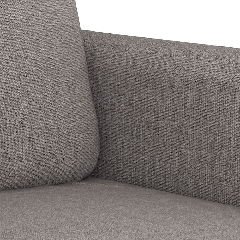 vidaXL Sofa 2-osobowa, kolor taupe, 120 cm, tapicerowana tkaniną