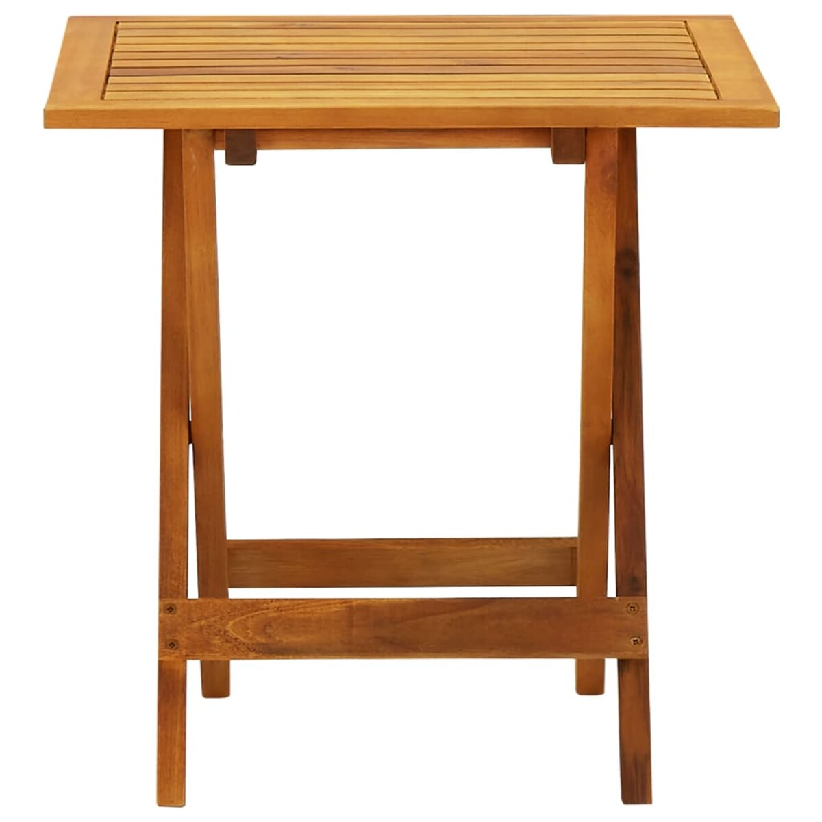 vidaXL Stolik bistro, 46x46x47 cm, lite drewno akacjowe