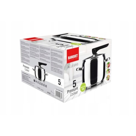 SZYBKOWAR GARNEK PAROWY 5 L indukcja do szybkie gotowanie ciśnieniowy