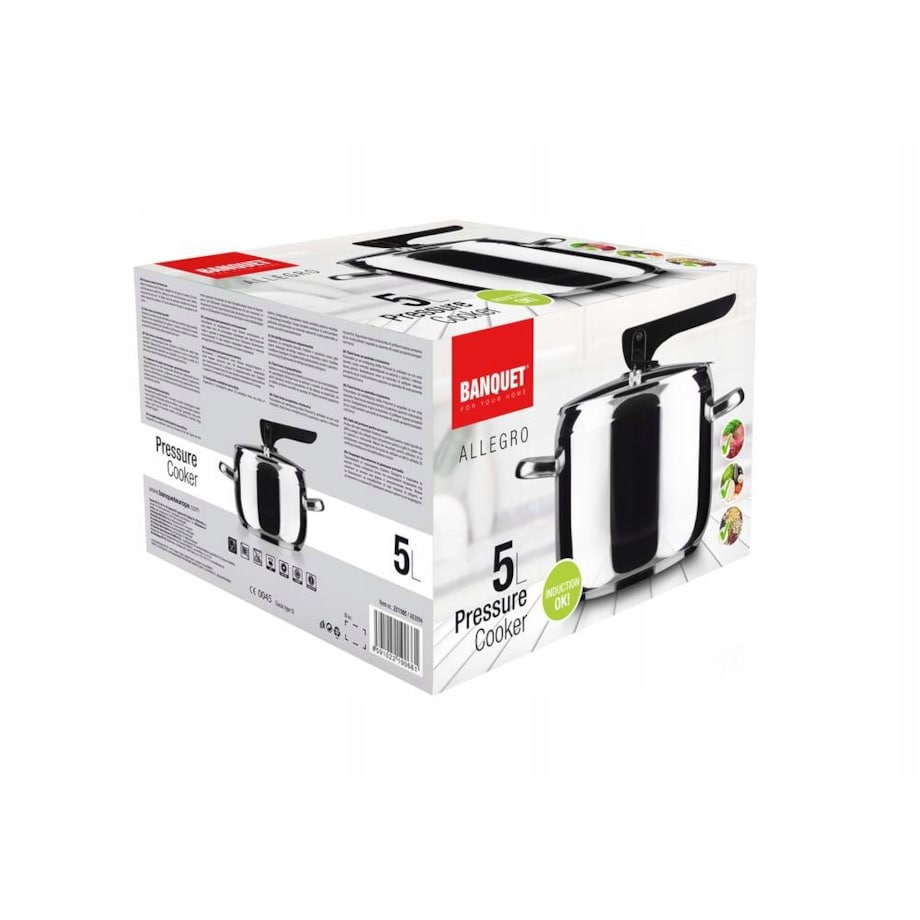 SZYBKOWAR GARNEK PAROWY 5 L indukcja do szybkie gotowanie ciśnieniowy