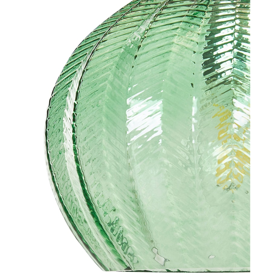Lampa wisząca szklana zielona KEILA