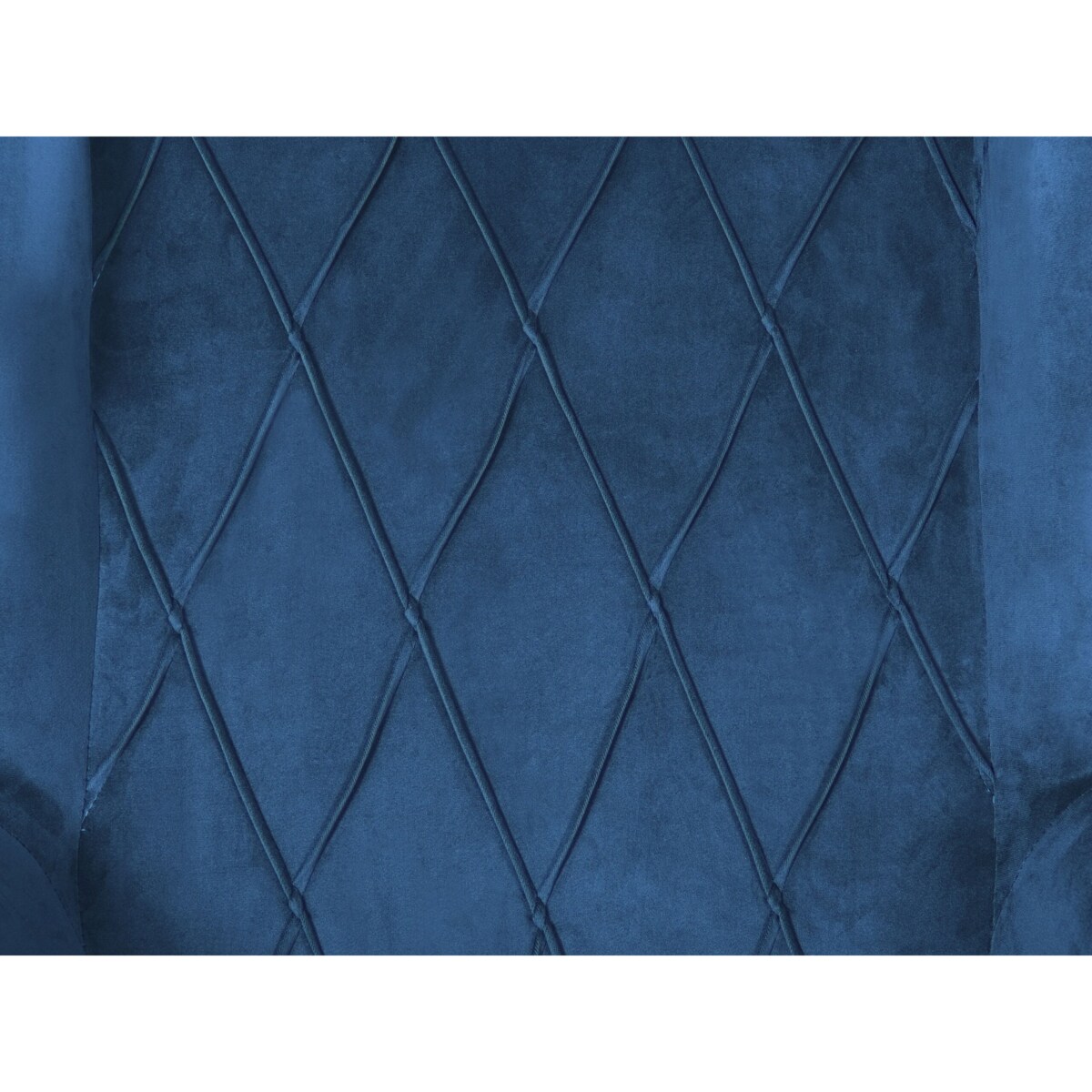 Fotel welurowy z podnóżkiem niebieski SANDSET