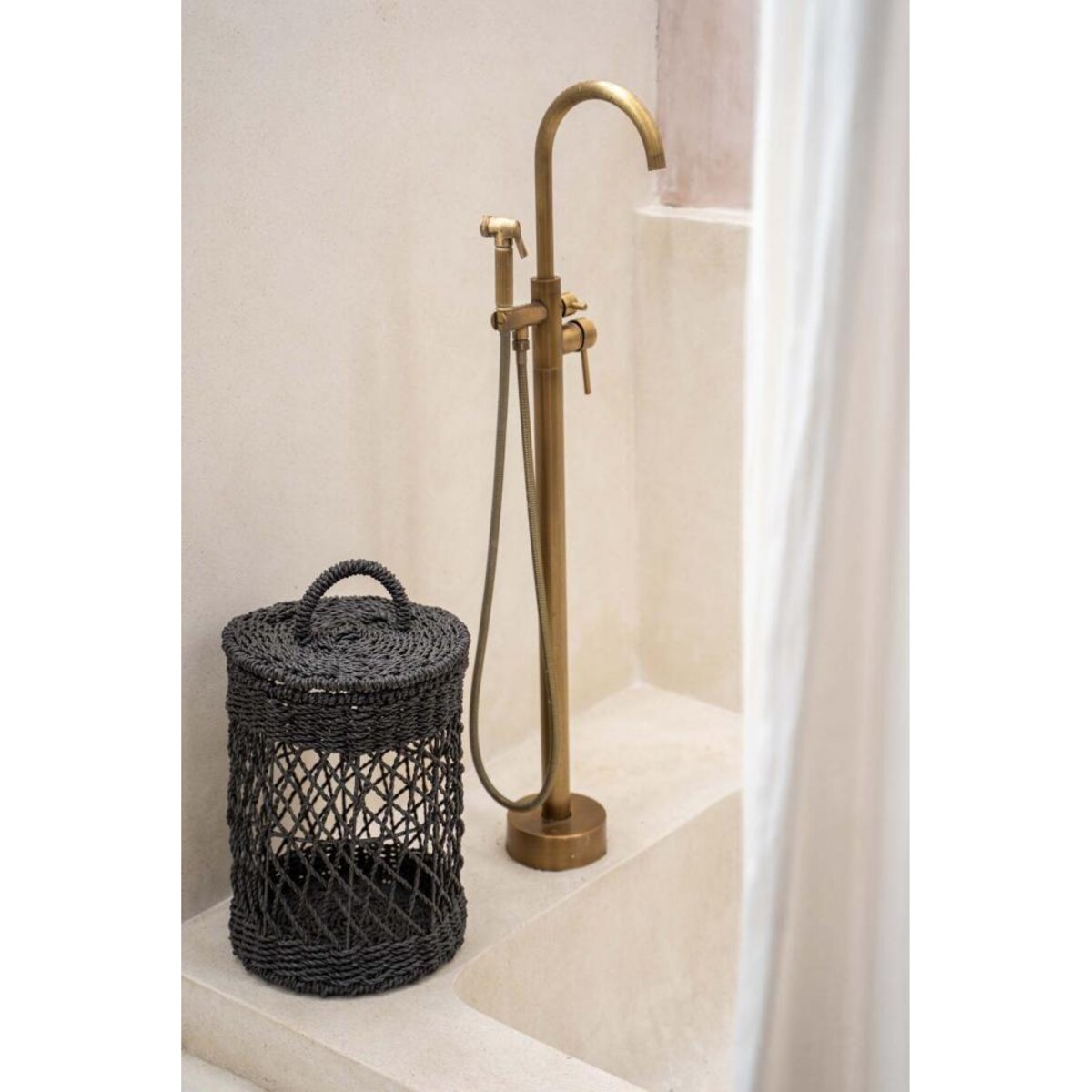 Kosz na bieliznę - Czarny - S