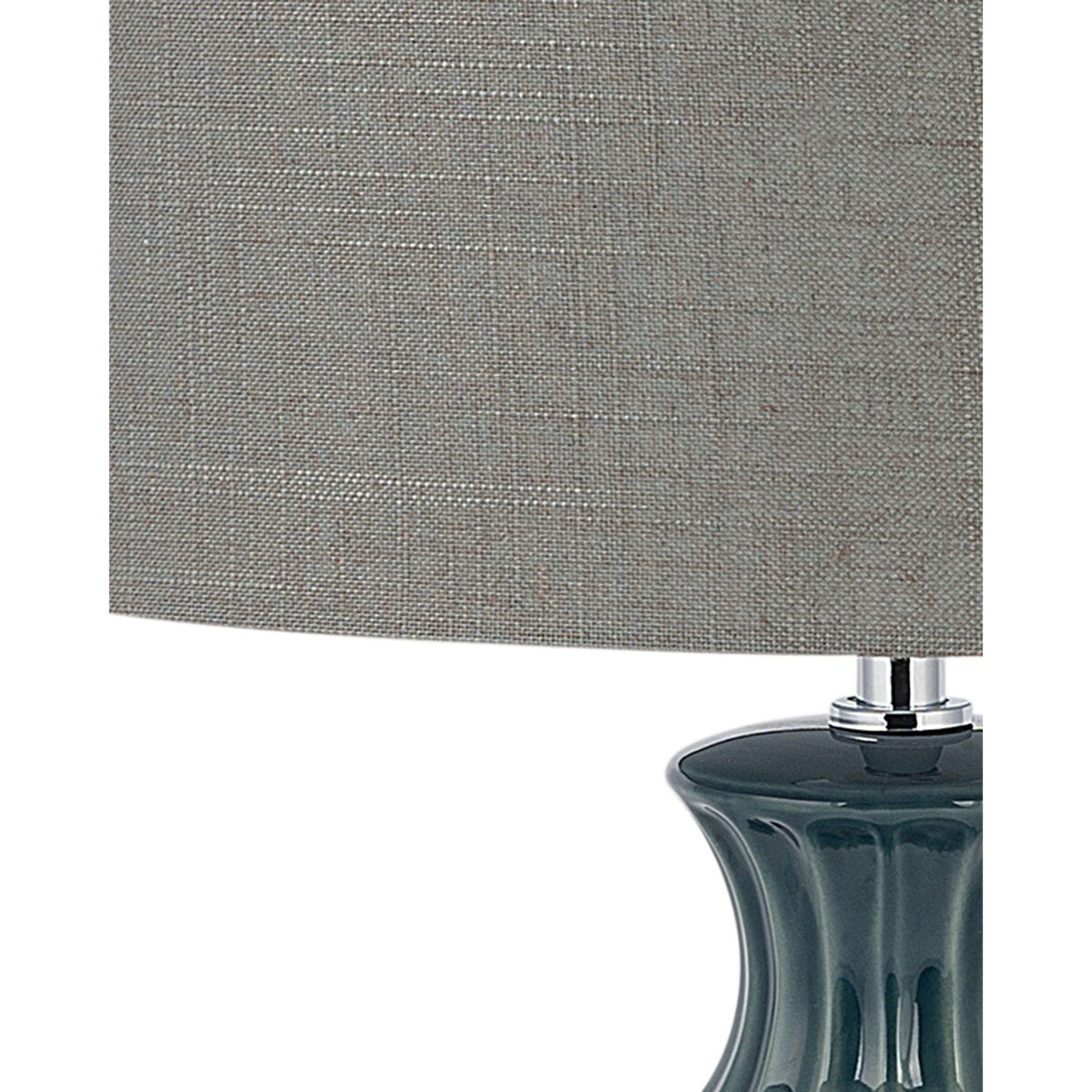 Lampka nocna ceramiczna zielona SAMINA