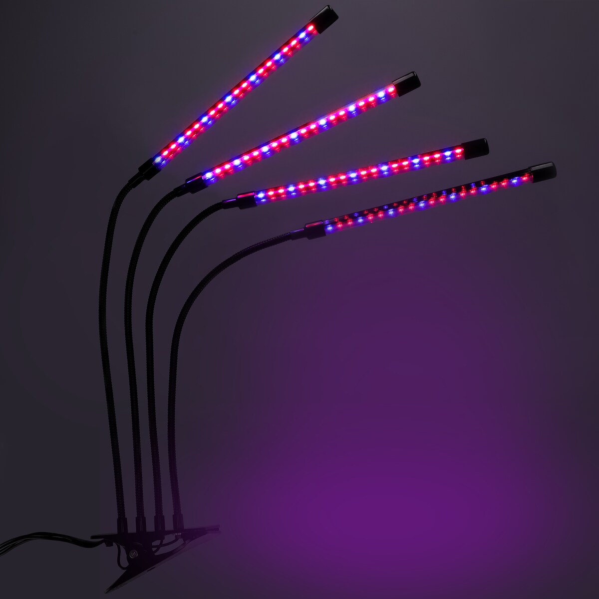 Lampa Led Do Wzrostu Roślin 80 Diod Timer 25 W Uprawa Roślin Do Domu Z Zasilaczem Sieciowym