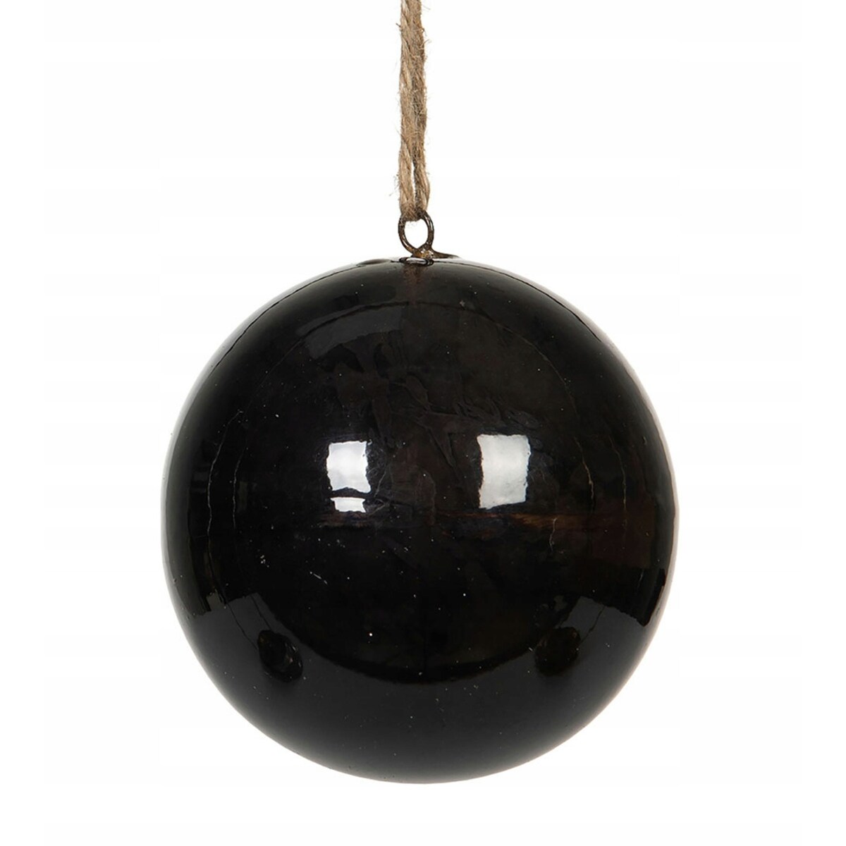 BOMBKA ZAWIESZKA metalowa CZARNA 9cm