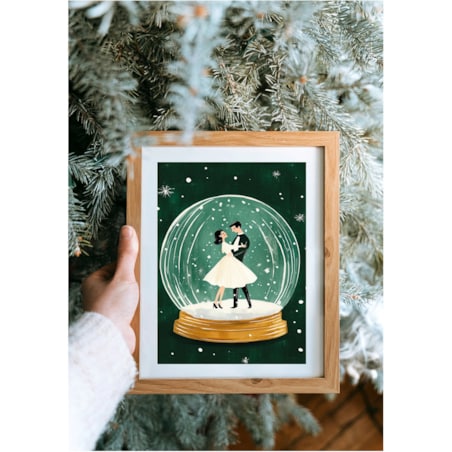 Poster Story, Plakat, Obraz - Magiczna Kula Śnieżna i Tancerze, wymiary 42 x 60 cm