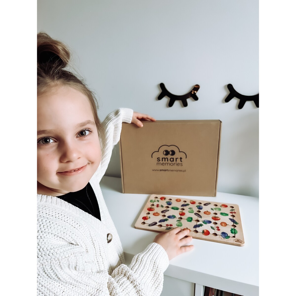 Układanka logiczna Owoce i warzywa