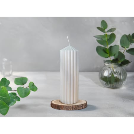 Świeca sojowa dekoracyjna Lamele duża
