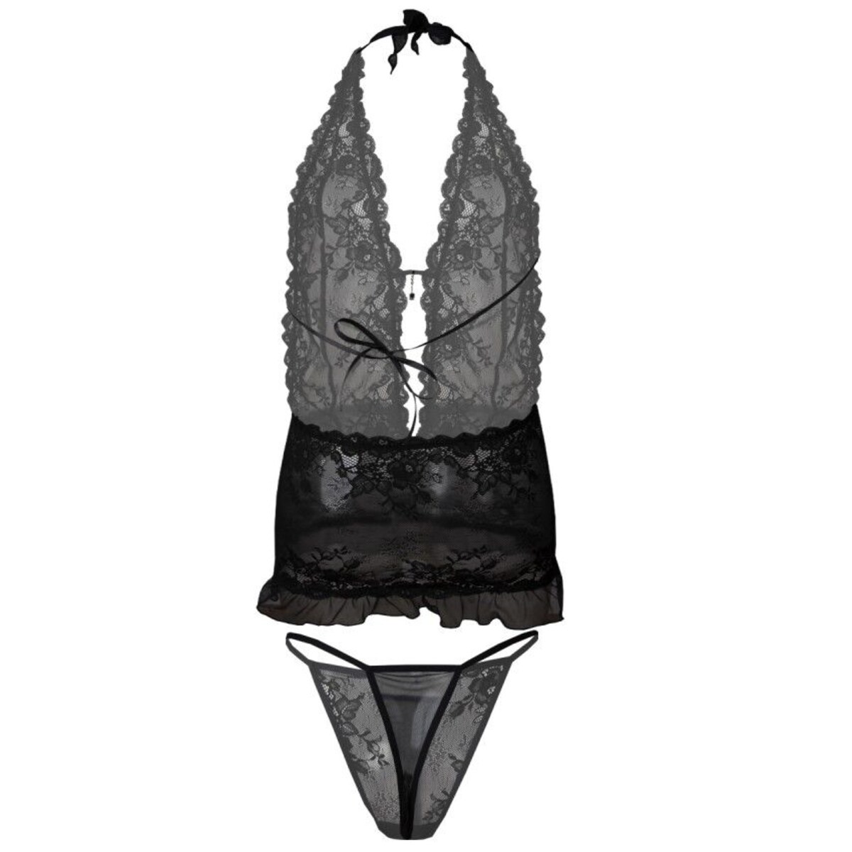 Komplet Hailey Czarny Czarny, XL