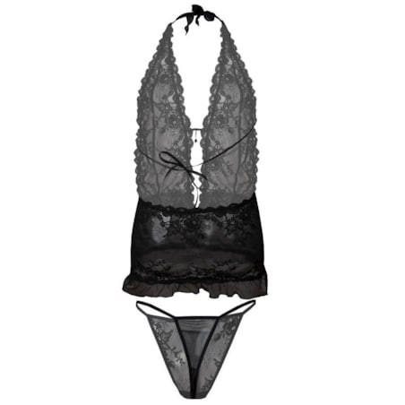 Komplet Hailey Czarny Czarny, XL