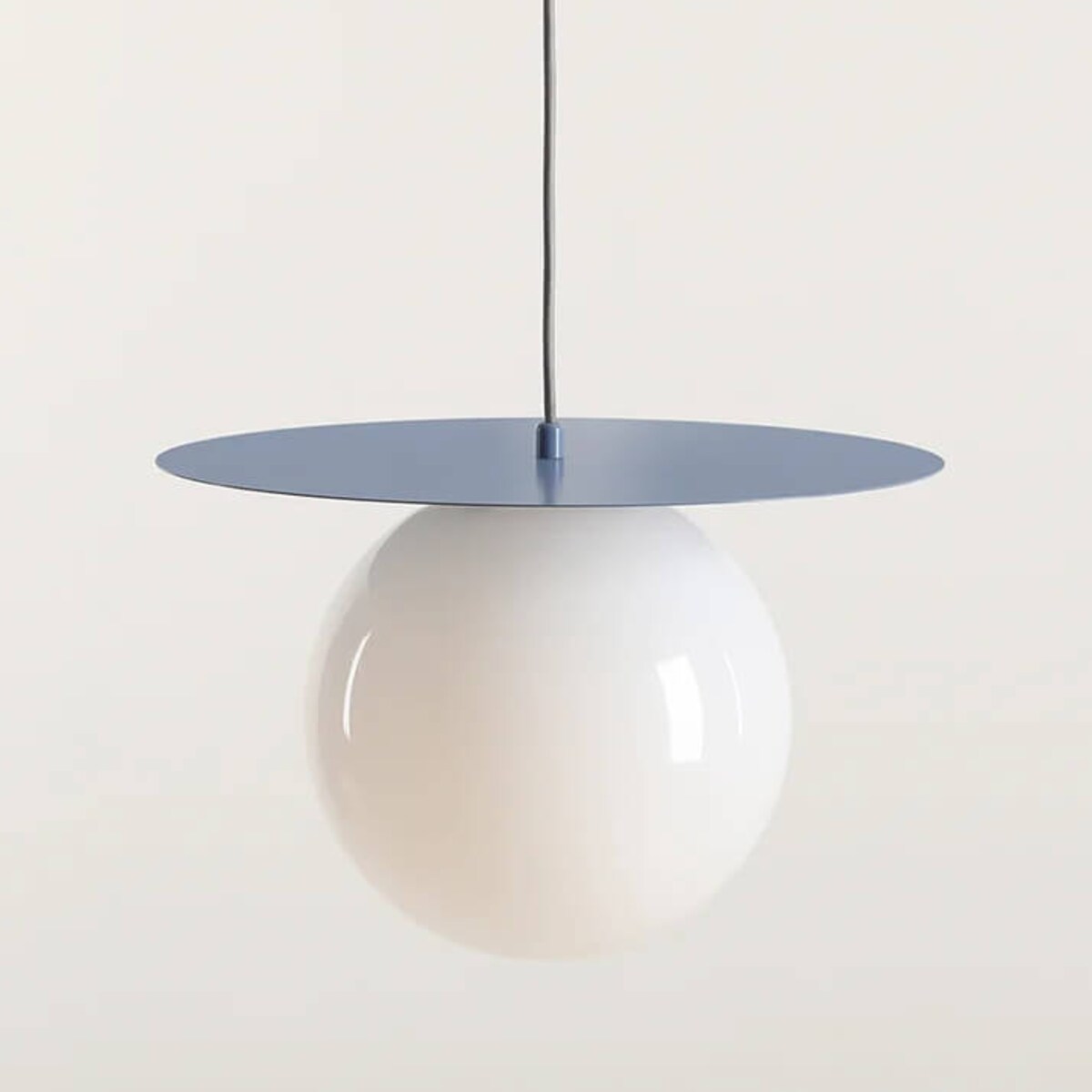 Jadalniana lampa wisząca Loop 1125G16_L Aldex molekułowa niebieski