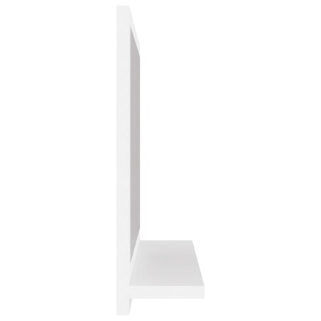 vidaXL Lustro łazienkowe, białe 40x10,5x37 cm, materiał drewnopochodny