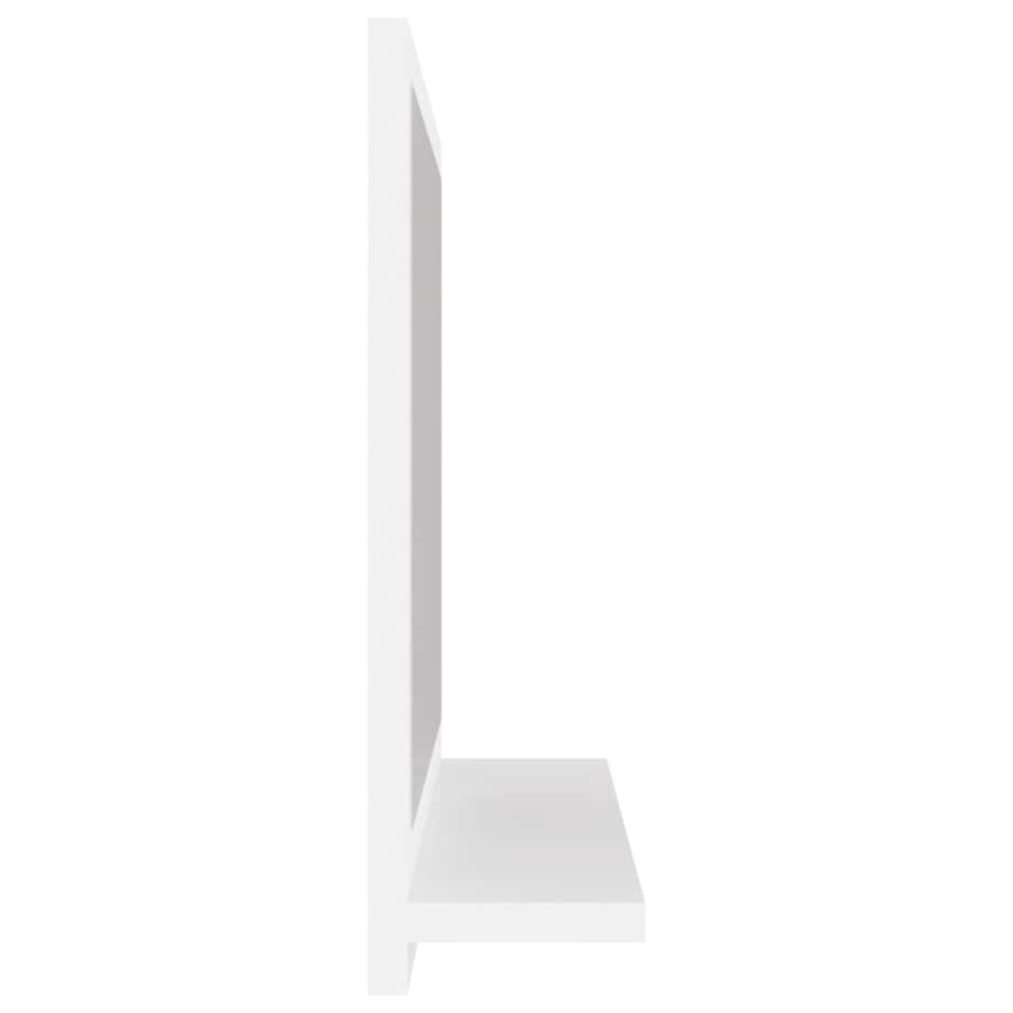 vidaXL Lustro łazienkowe, białe 40x10,5x37 cm, materiał drewnopochodny