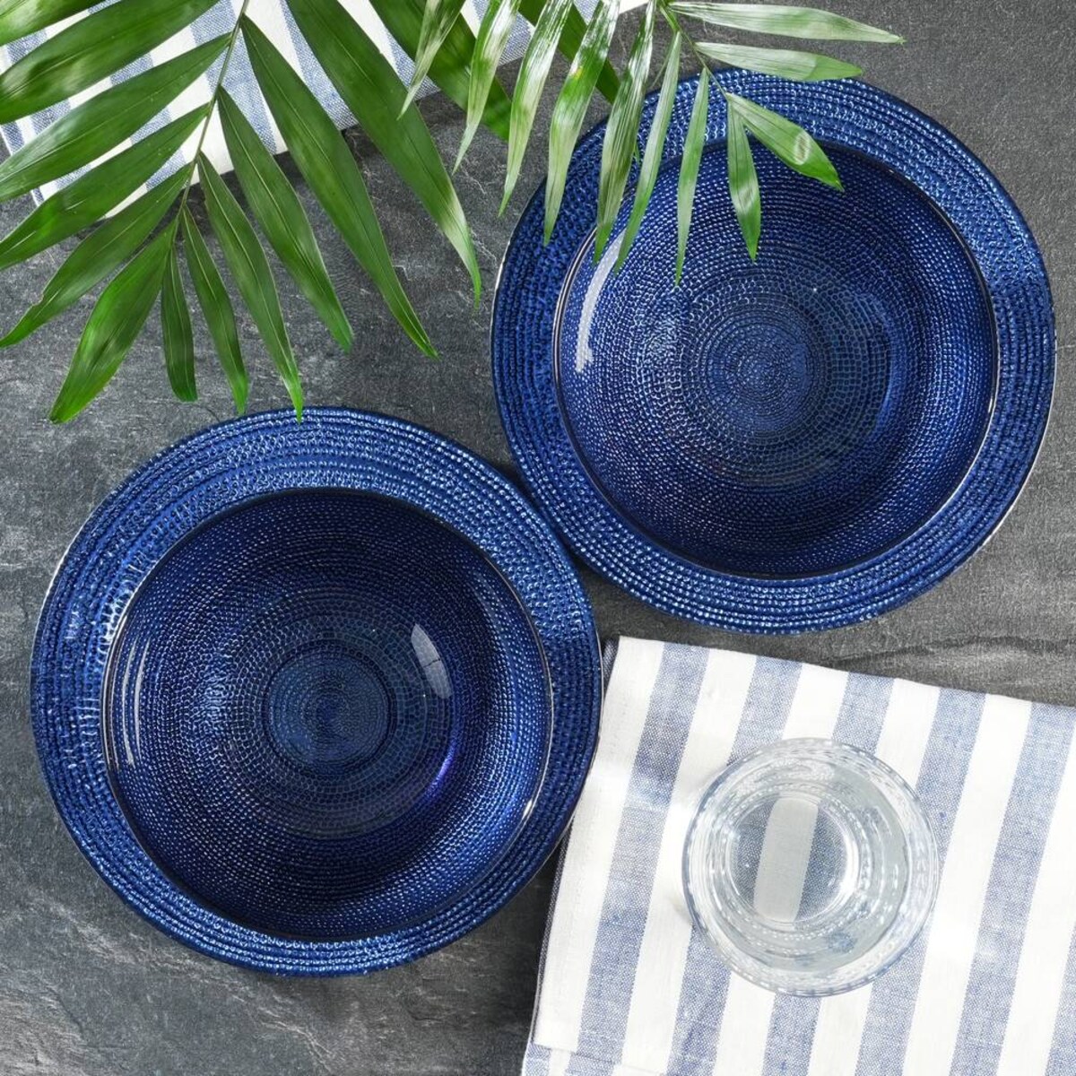VILLA ITALIA Miseczka szklana 15,5 cm BLU INCANTO