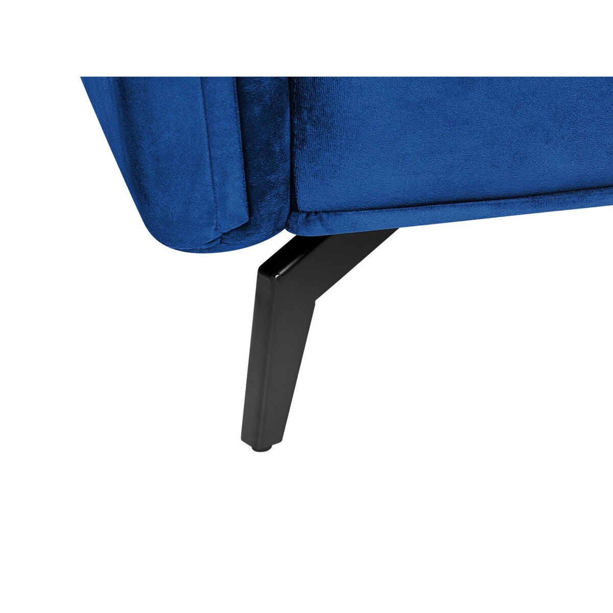 Sofa welurowa niebieska AURE