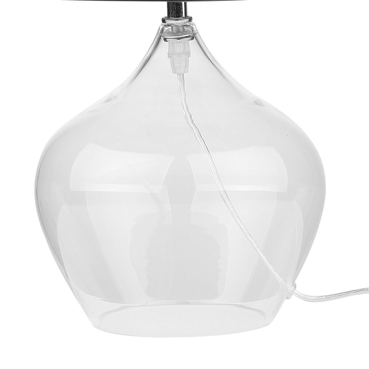 Lampa stołowa OSUM Szkło Czarny