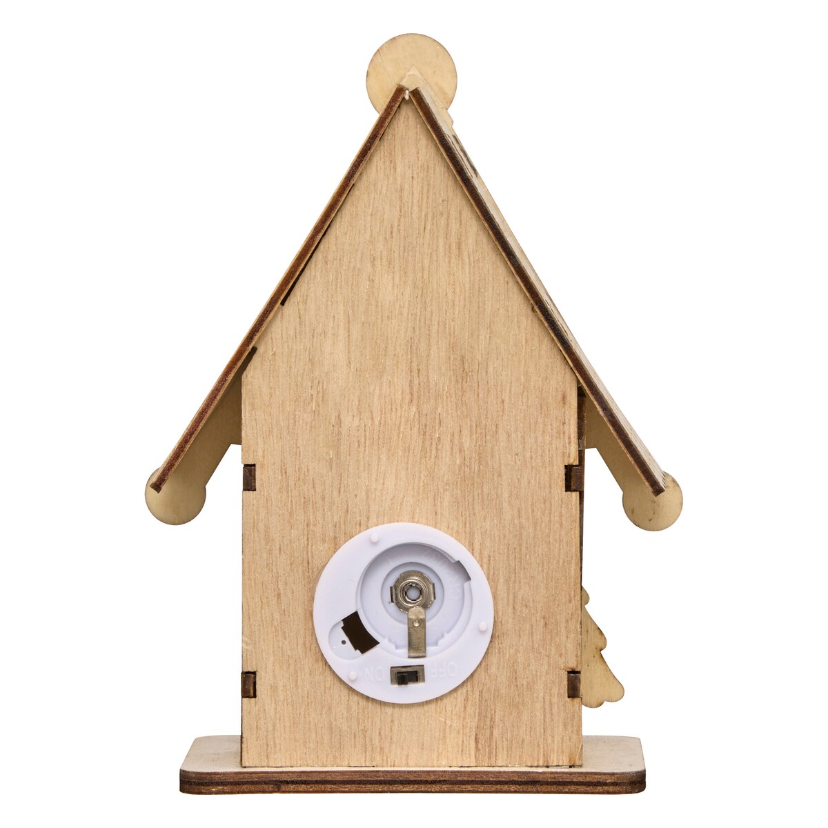 Lampion świąteczny LED, domek z piernika, 15 cm