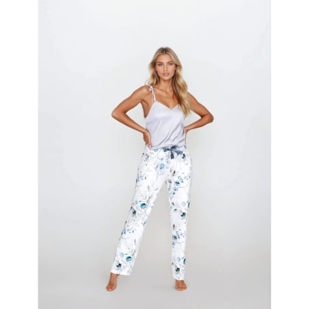 Piżama Camila Silver-Off White, M