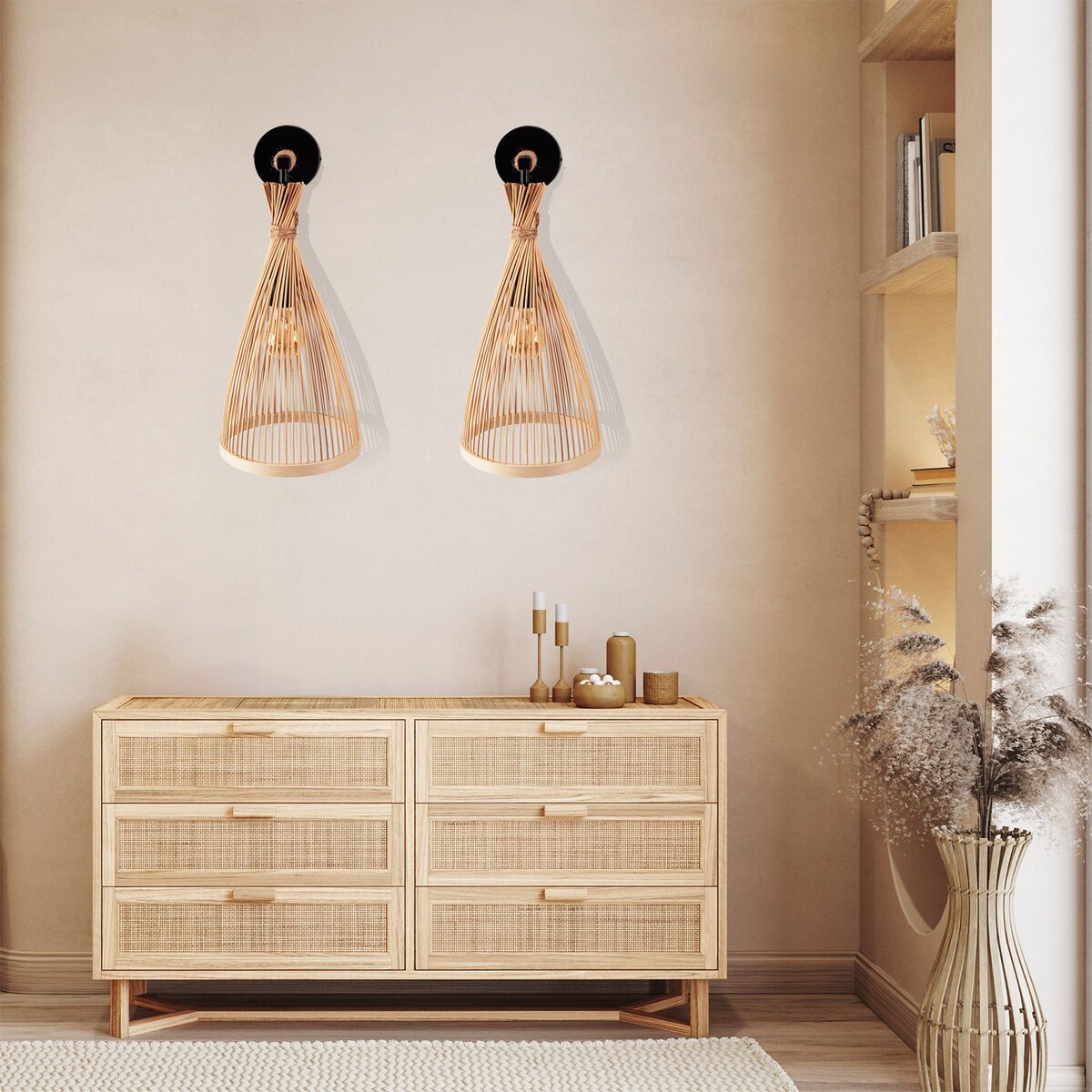 LAMPA ŚCIENNA KINKIET BOHO APP1340-1W