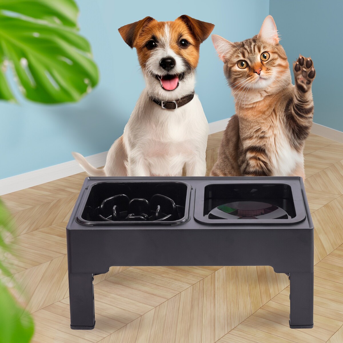 Zestaw Misek Dla Pupila Z Regulacją Wysokości Spowalniające Nierozlewające