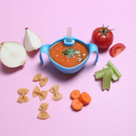 Miseczka ze słomką dla dziecka, Ocean Breeze, b.box