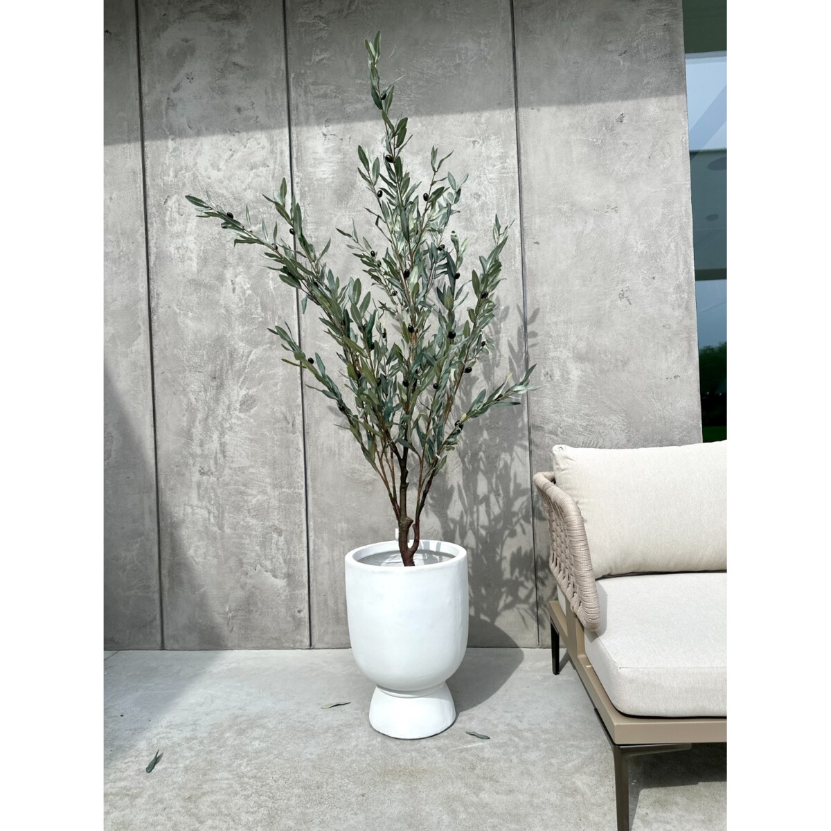 DUŻE DRZEWKO OLIWNE SZARE 190 cm