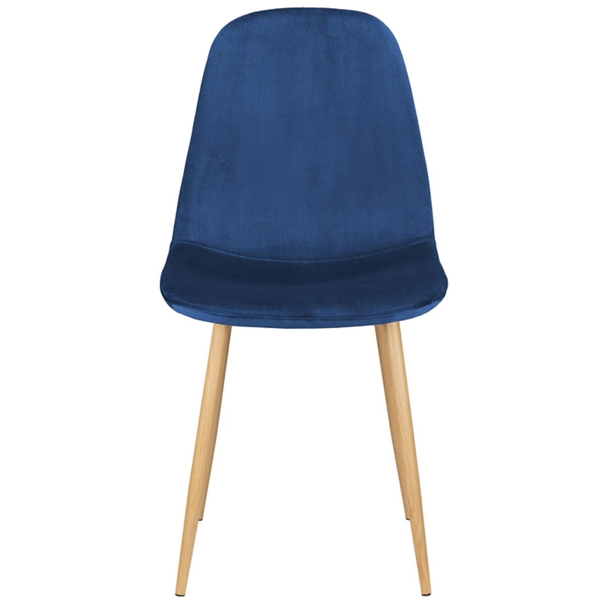 Krzesło tapicerowane welurowe do salonu jadalni jasne nogi