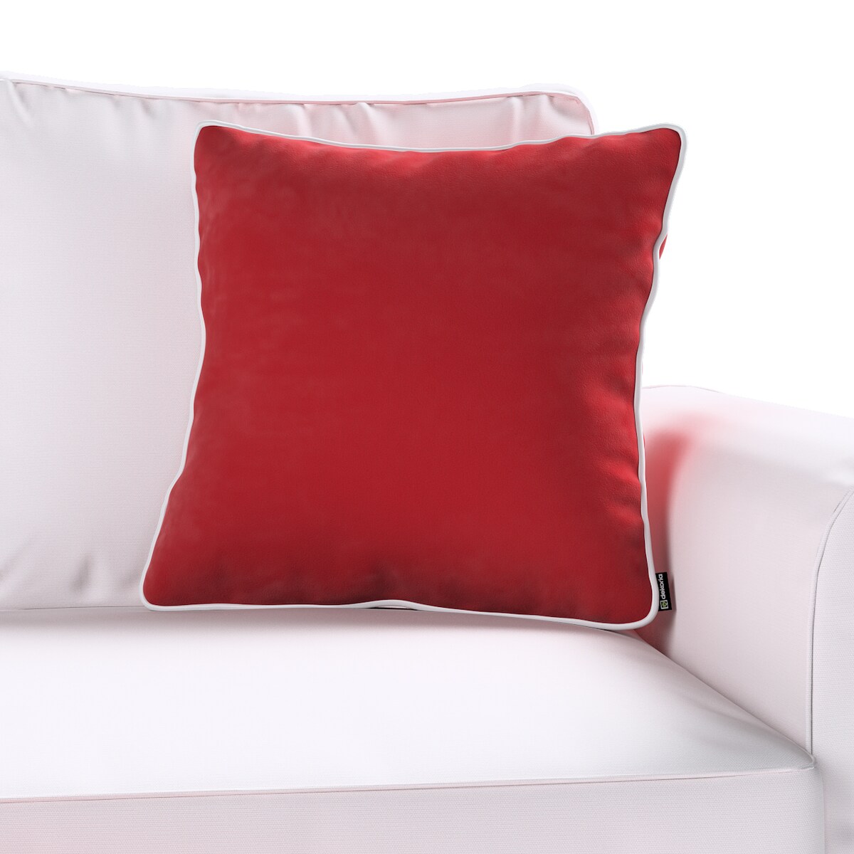 Poszewka Laura na poduszkę 43x43 intensywna czerwień
