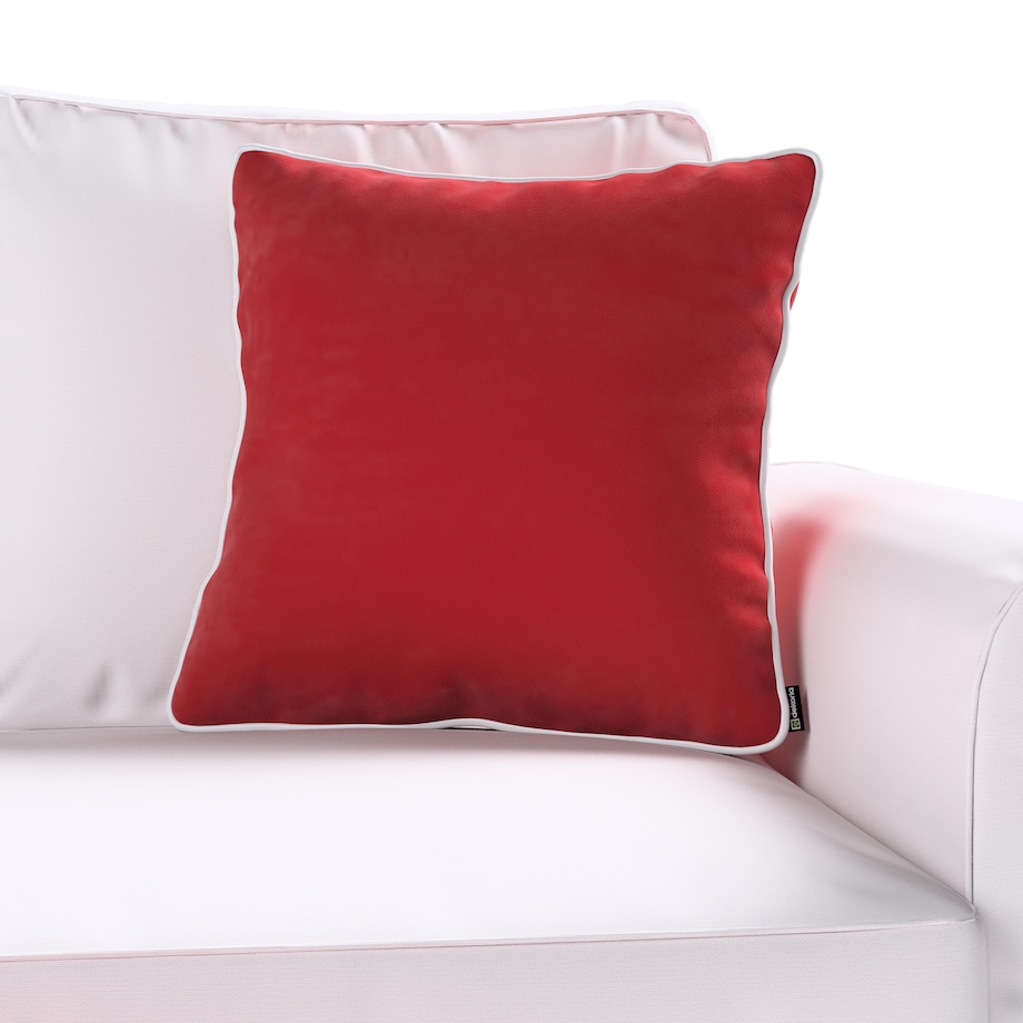 Poszewka Laura na poduszkę 43x43 intensywna czerwień