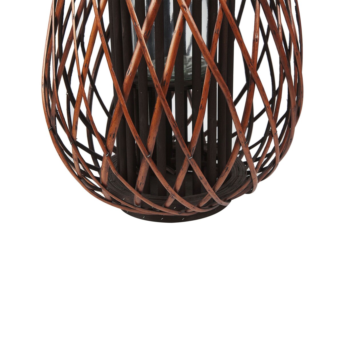 Lampion drewniany 60 cm brązowy KIUSIU