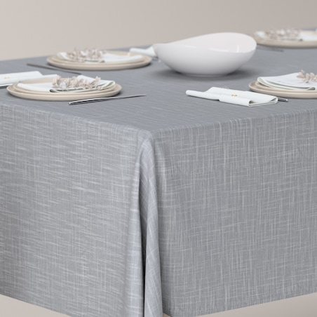 Obrus prostokątny 130 x 210 cm szary