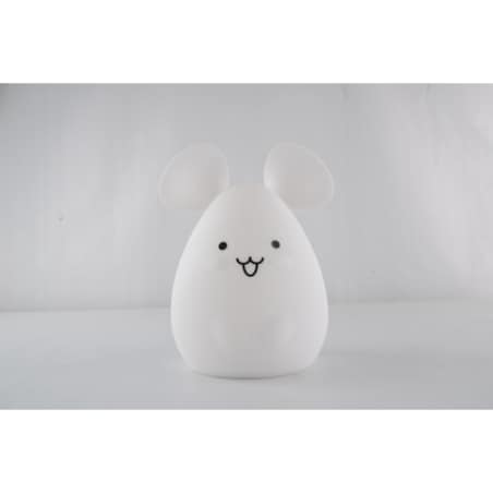 InnoGIO GIOmouse silikonowa lampka mysz LED dotykowa dla dzieci, 8 kolorów ładowana