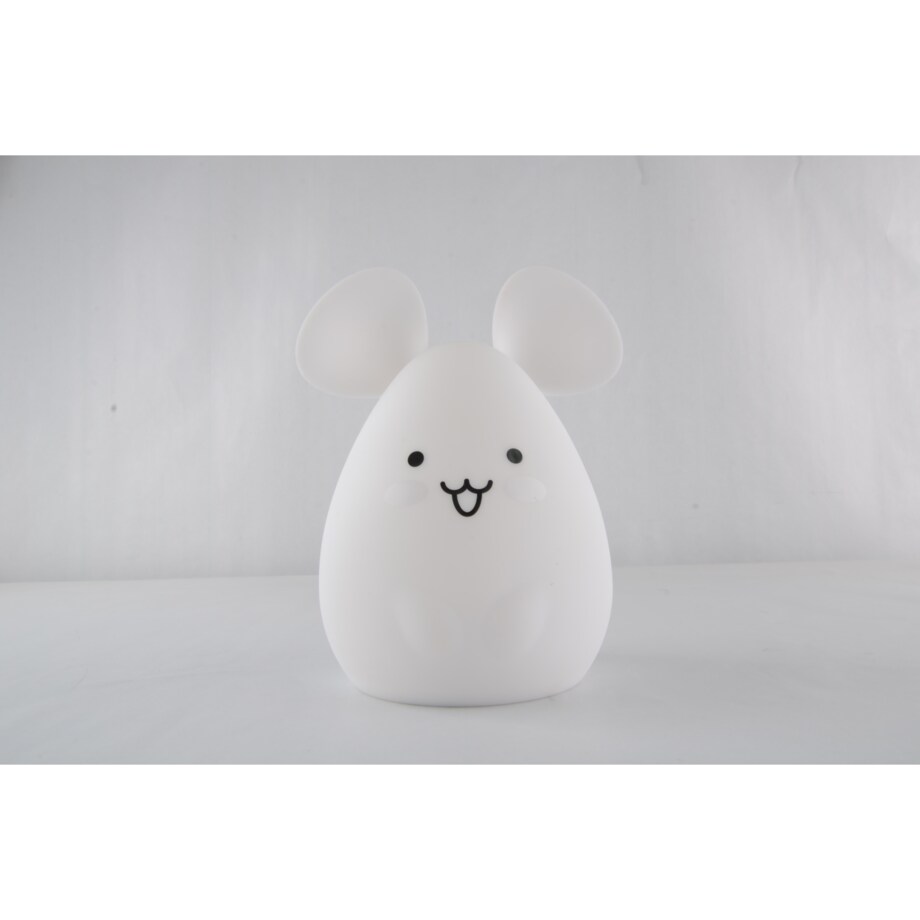 InnoGIO GIOmouse silikonowa lampka mysz LED dotykowa dla dzieci, 8 kolorów ładowana