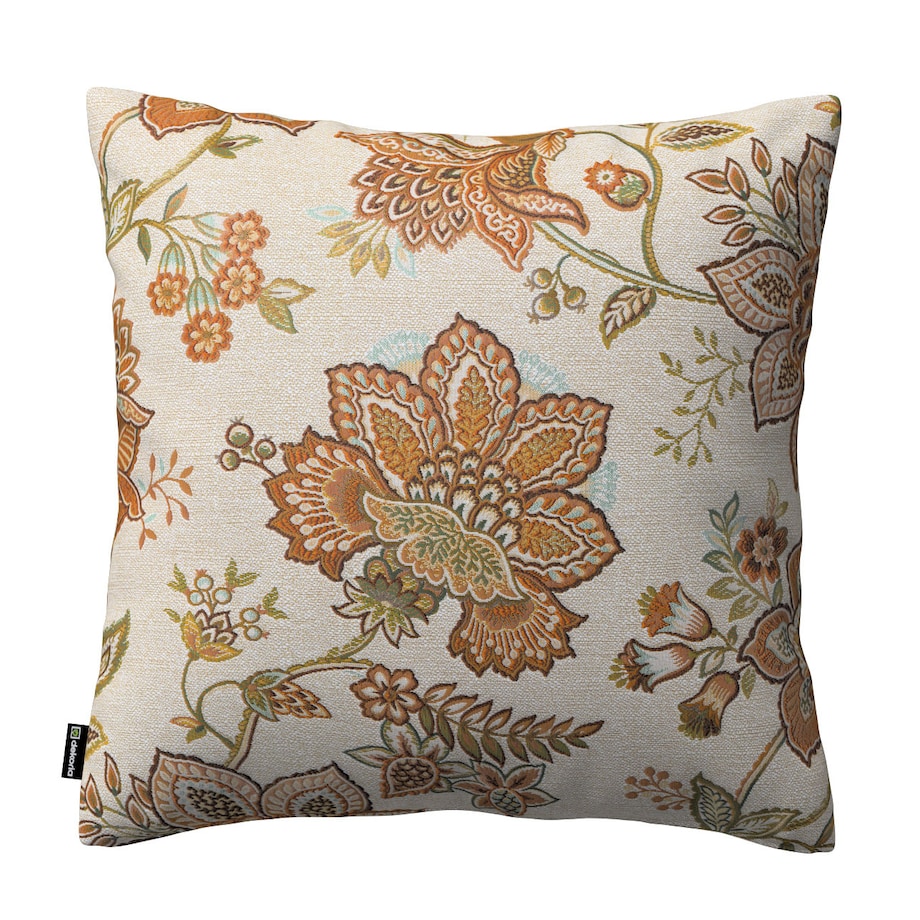 Poszewka Kinga na poduszkę 60x60 beżowe kwiaty