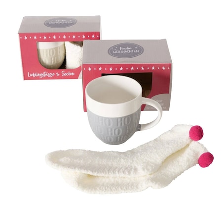 Kubek jumbo ze świątecznym motywem HOHO, 600 ml