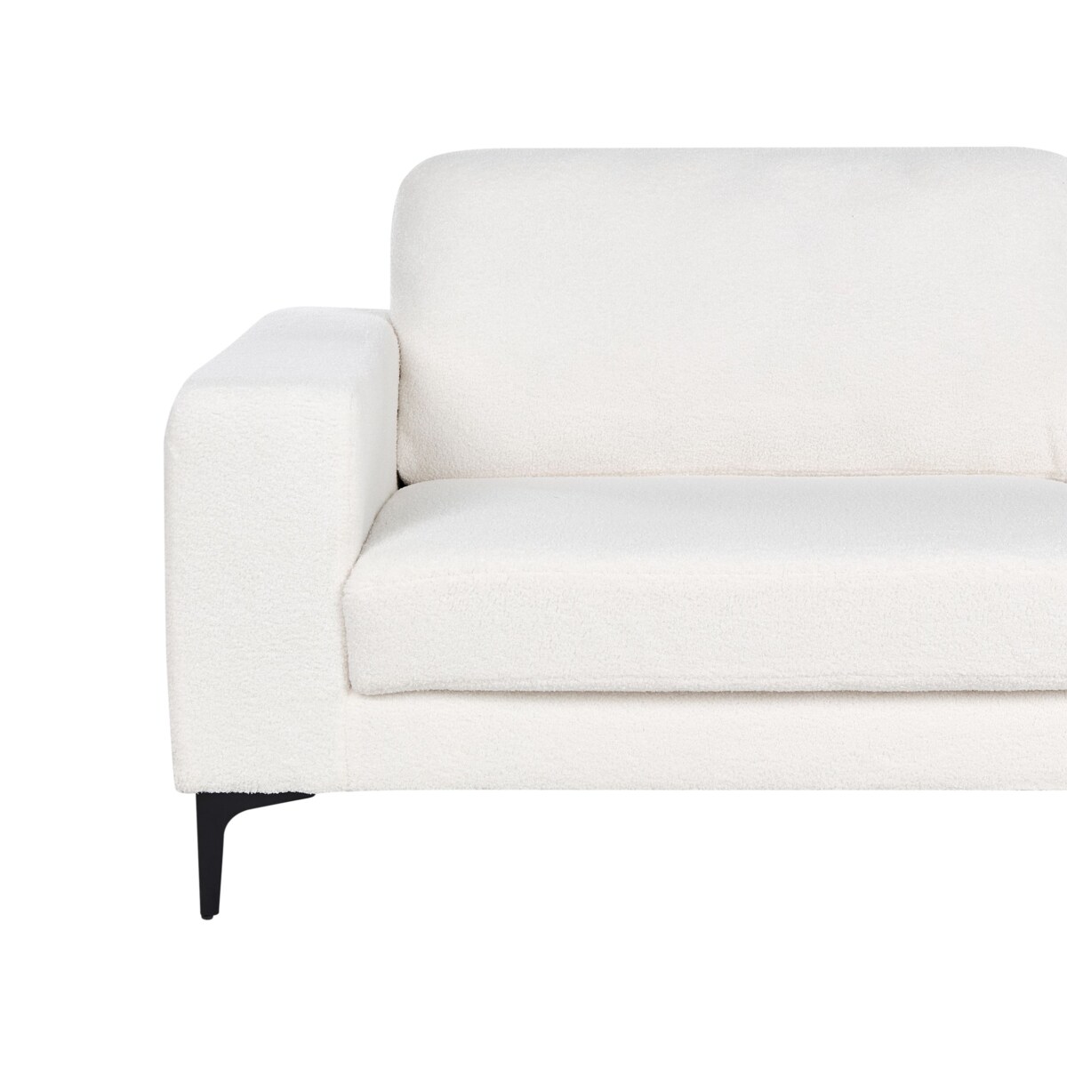 Sofa 3-osobowa boucle biała VADSTENA