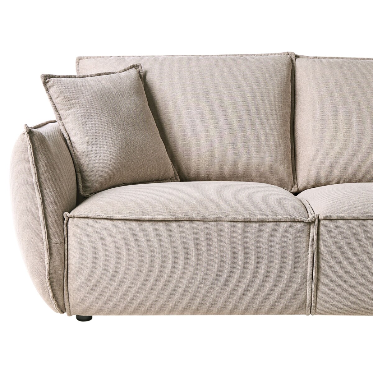 Sofa dla 3 osób KUNES Beżowoszary