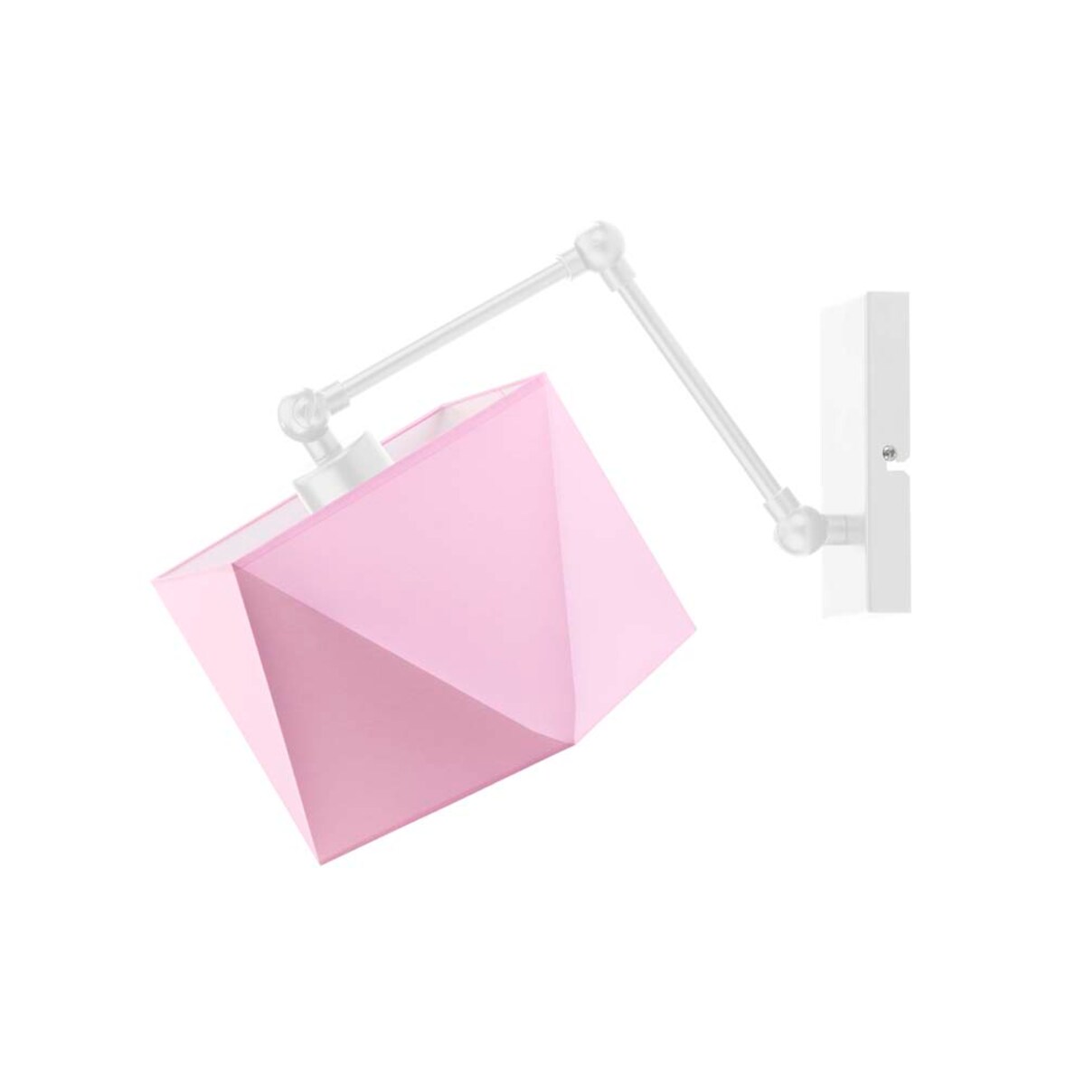 Kinkiet przegubowy lampa ścienna lampa na ścianę regulowany z abażurem diament SOUL