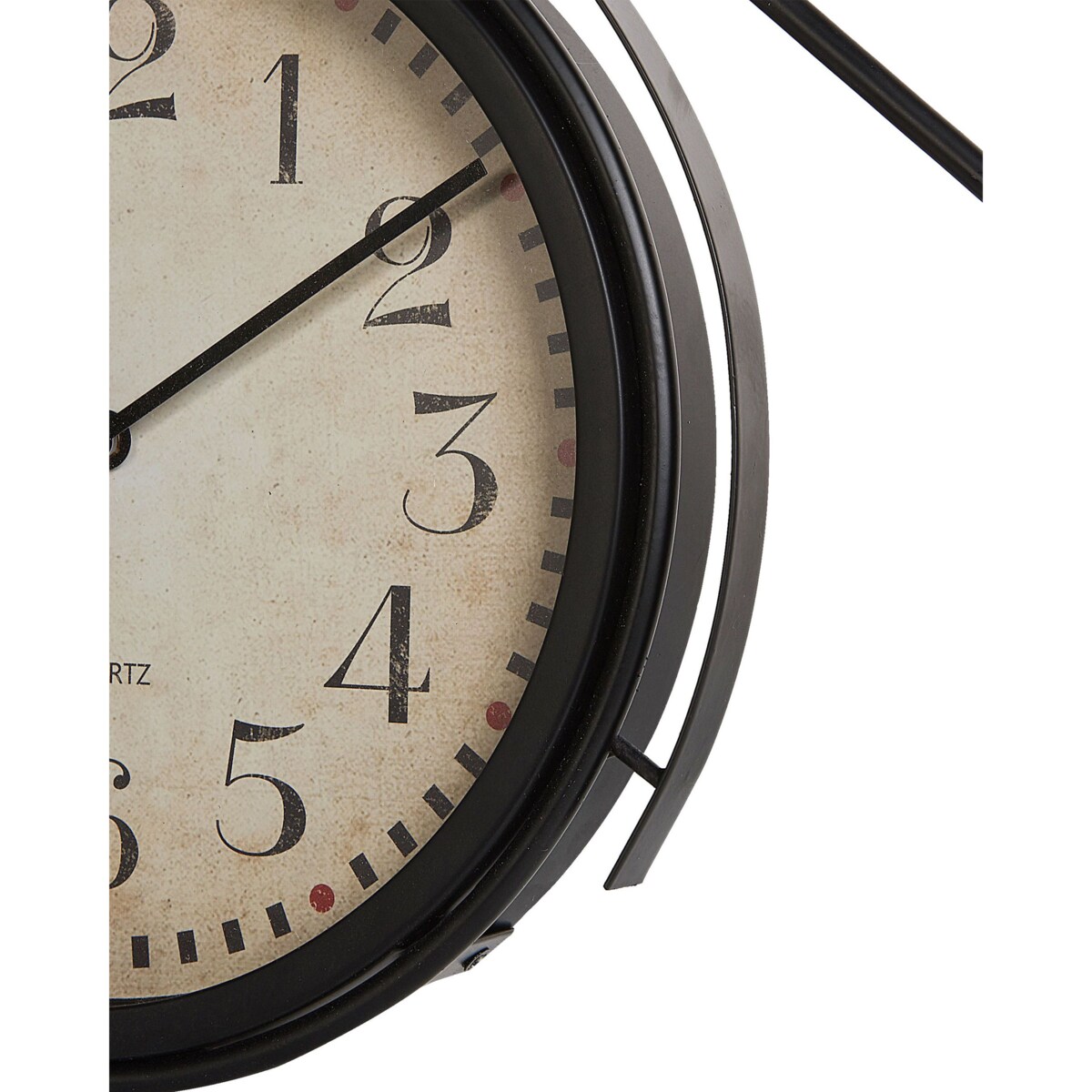 Zegar stojący w kształcie roweru czarny LILLO