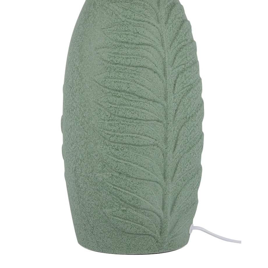 Lampa stołowa ceramiczna zielona OHIO