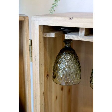 Komoda drewniana, barowa, postarzana 146,5x64,5x45