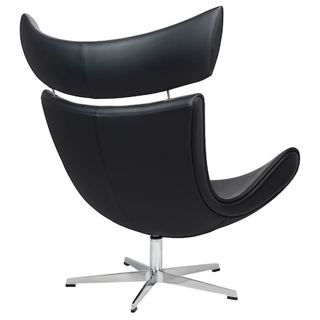 Komfortowy fotel VOUGE MSE011000301.E43 z poduszką czarny