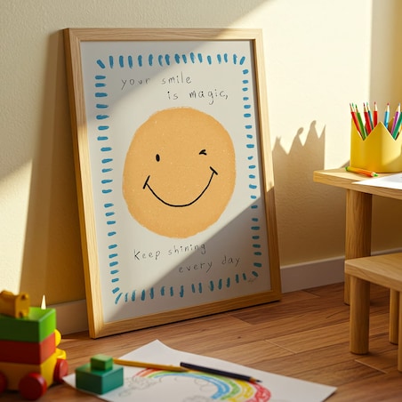 plakat twój uśmiech to magia 70x100